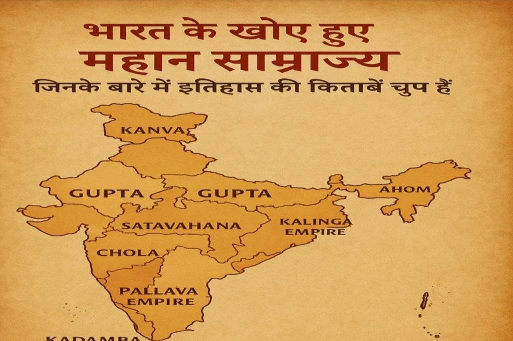 प्राचीन भारतीय किला और मंदिर, खोए हुए महान साम्राज्यों का प्रतीकात्मक ऐतिहासिक दृश्य