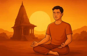 
ध्यान और योगिक साधनाएँ, मानसिक शांति के लिए ध्यान के उपाय, धर्म और योग से तनावमुक्त जीवन