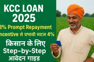 KCC Loan 2025 में किसानों को 3% ब्याज पर मिलने वाला खेती लोन – खेत में किसान की इमेज